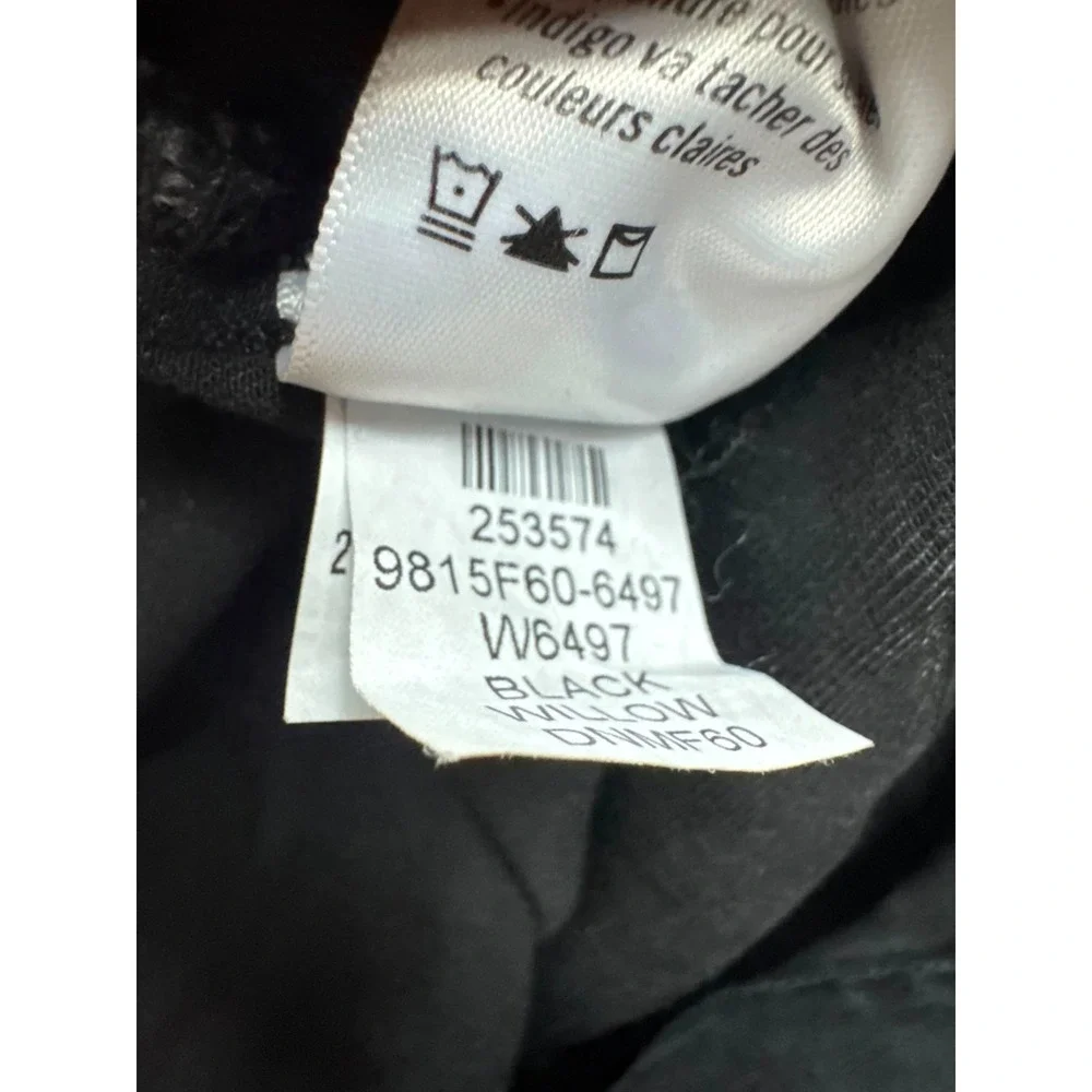 Paige Noella Straight Maternity Denim Jean Black Willow Womens Size 28
